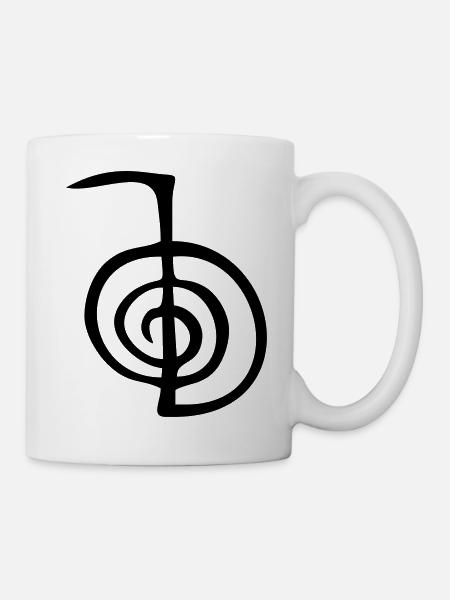 Choku - Symbole de Reiki - Mug blanc - blanc