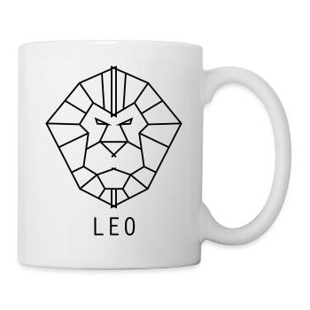 Löwe - Tasse - Weiß - Rechts