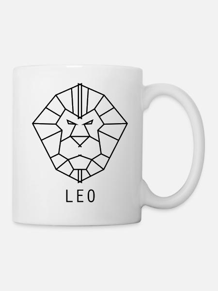 Löwe - Tasse - Weiß