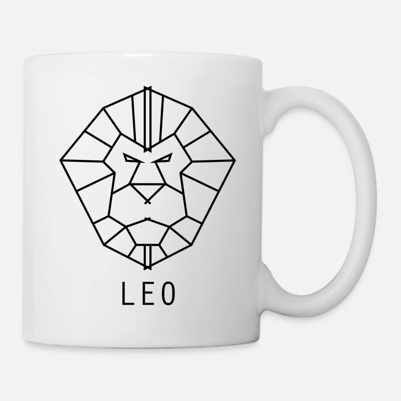 Löwe - Tasse - Weiß