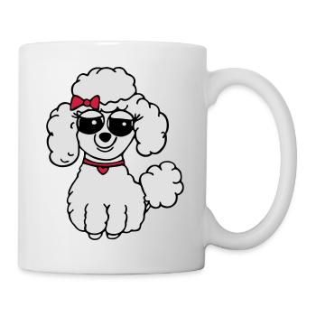 pudel 3 - Tasse - Weiß - Rechts