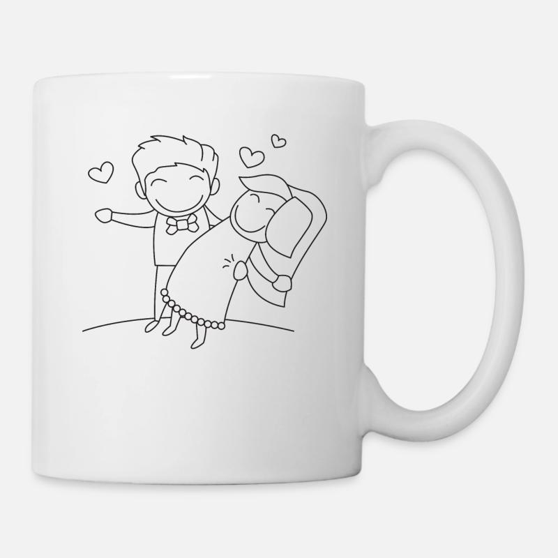 mariage - Mug blanc - blanc