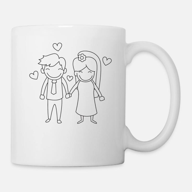 mariage - Mug blanc - blanc