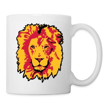 lion - Mug blanc - blanc - Droite