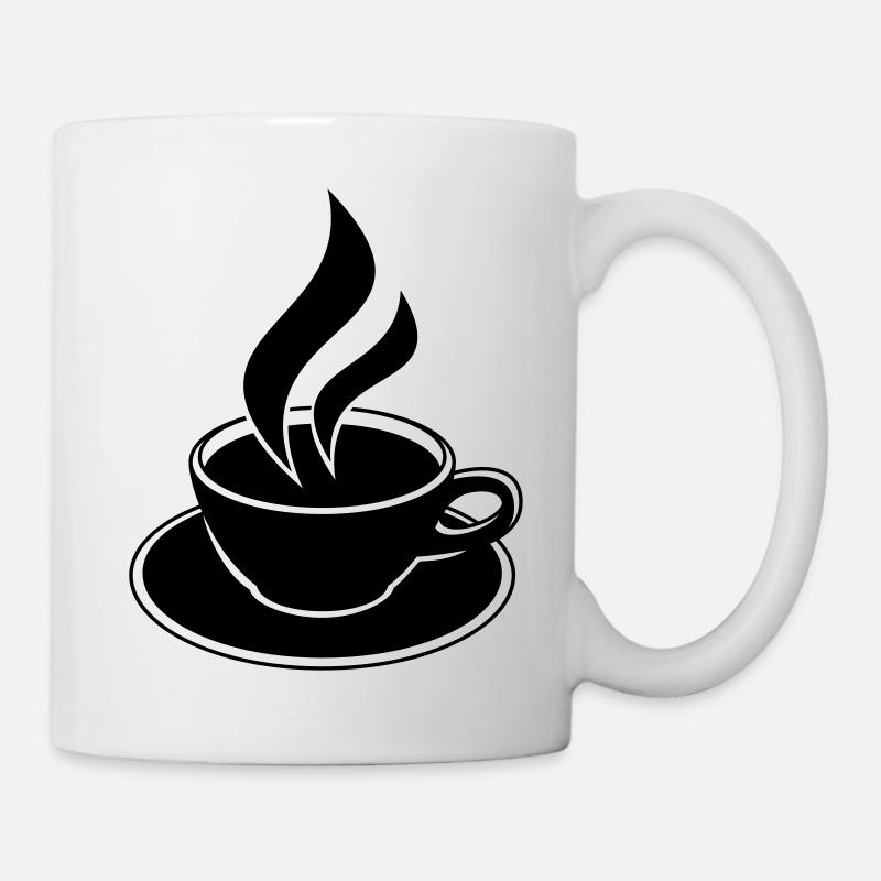 Coffee Cup Design - Tasse - Weiß