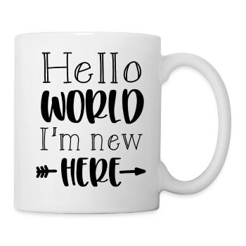Hello world in here - Mug - white - Right