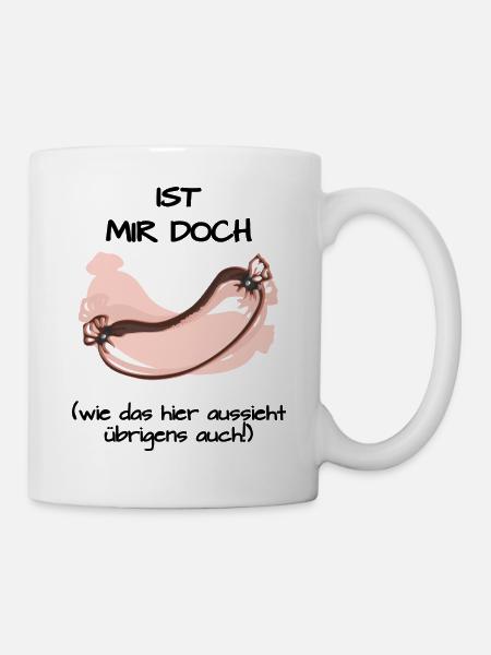 Je suis saucisse - à quoi cela ressemble - Mug blanc - blanc