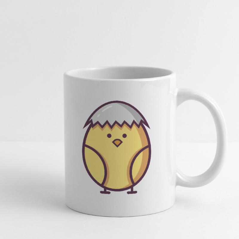 cute easter chick hatched recently Mug