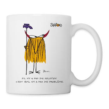 Devin plumber Shadok - Mug - white - Right