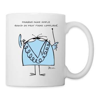 Professor Shadoko and its motto - Mug - white - Right