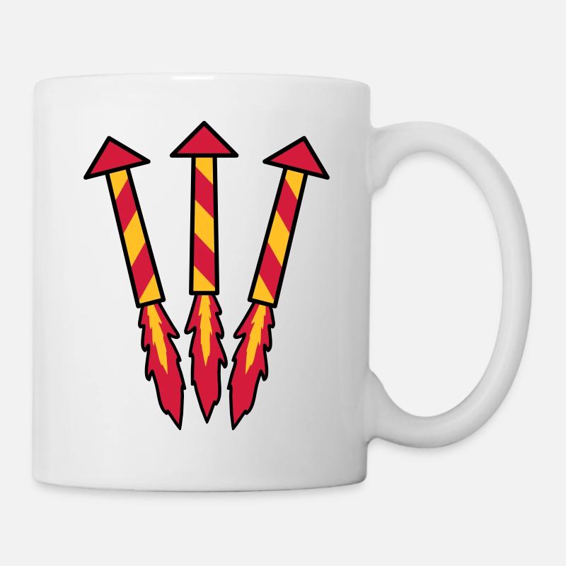 Firework Rockets - Tasse - Weiß