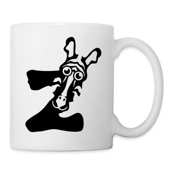 Zebrabuchstabe z Tiere - Tasse - Weiß - Rechts