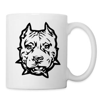 pitbull_1 - Mug blanc - blanc - Droite