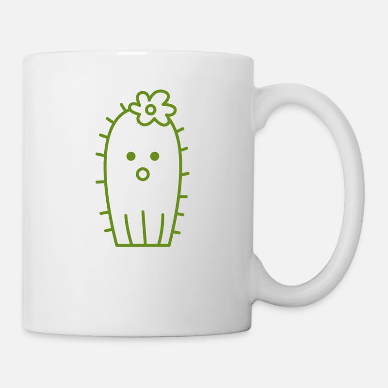 Kaktus - Tasse - Weiß