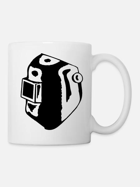 Welding Helmet - Tasse - Weiß