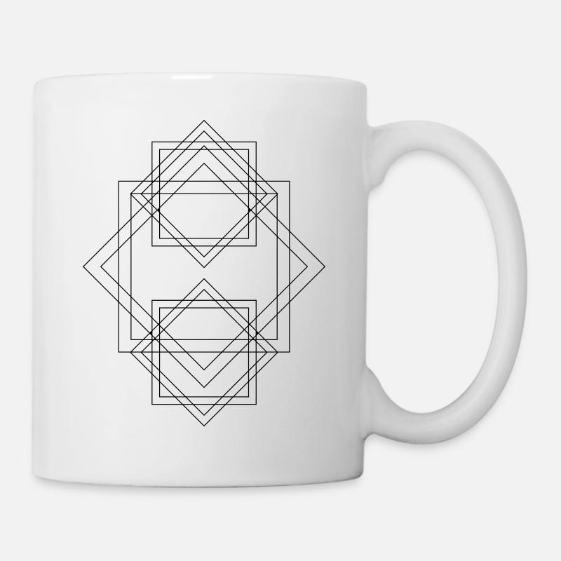 Geometrie Architekt Abstrakt Geschenk - Tasse - Weiß