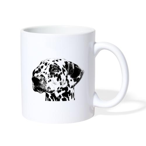 Dalmatiner Kopf Hund - Tasse