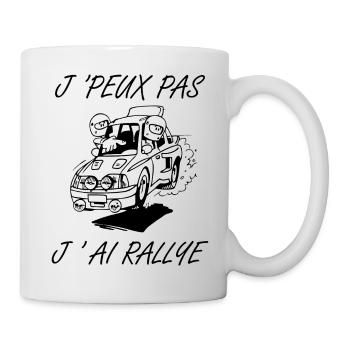 Rallye - Tasse - Weiß - Rechts