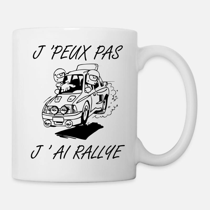 Rallye - Tasse - Weiß