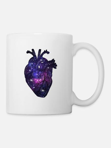 Heart universe - Mug - white