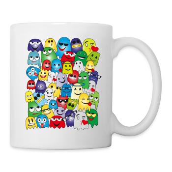 Des esprits drôles - Mug blanc - blanc - Droite