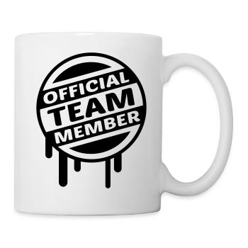 official_team_member_1_f1 - Mug blanc - blanc - Droite