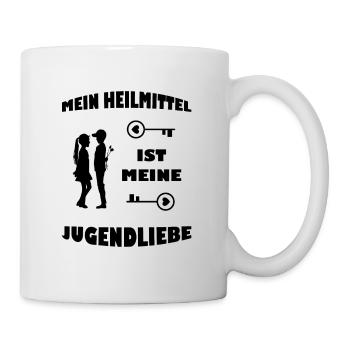 Meine Jugendliebe ist meine Heilung! - Tasse - Weiß - Rechts