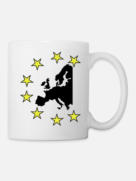 europa - Tasse - Weiß