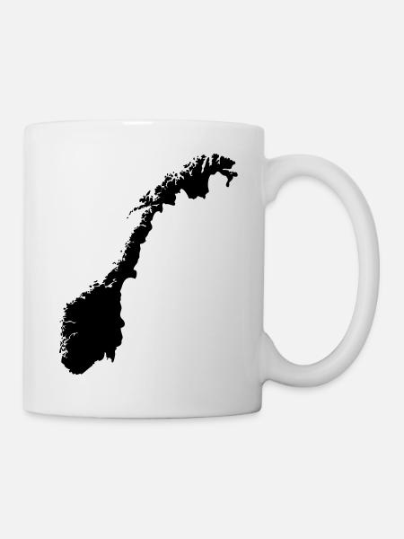 Norwegen - Tasse - Weiß