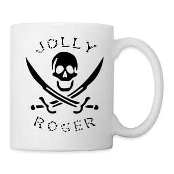 jolly_roger - Mug blanc - blanc - Droite