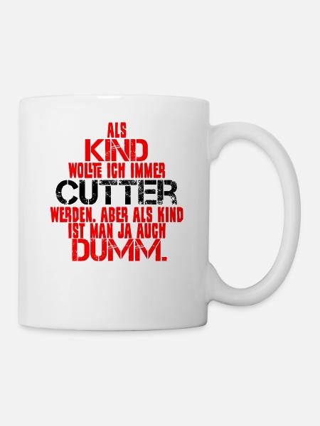 Cutter Profession Video Editing Saying Funny - Mug - white