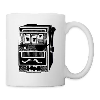 Un bandit manchot - Mug blanc - blanc - Droite