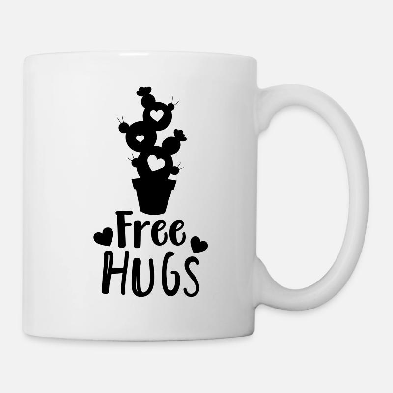 Free Hugs - Mug blanc - blanc