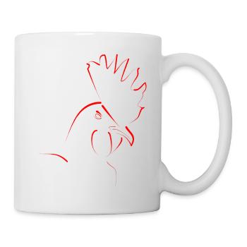 Cock - Mug blanc - blanc - Droite