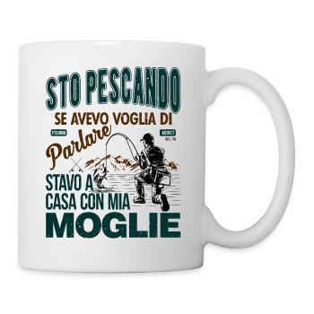 I'm Fishing if I wanted to talk - Mug - white - Right