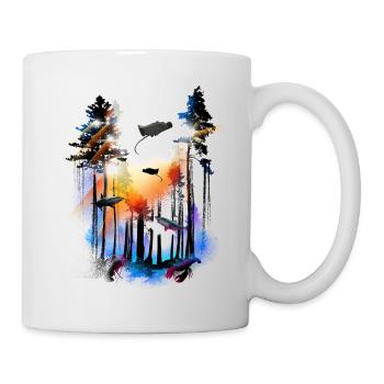 Hai Surreal World Psychodelik Trip - Mug - white - Right