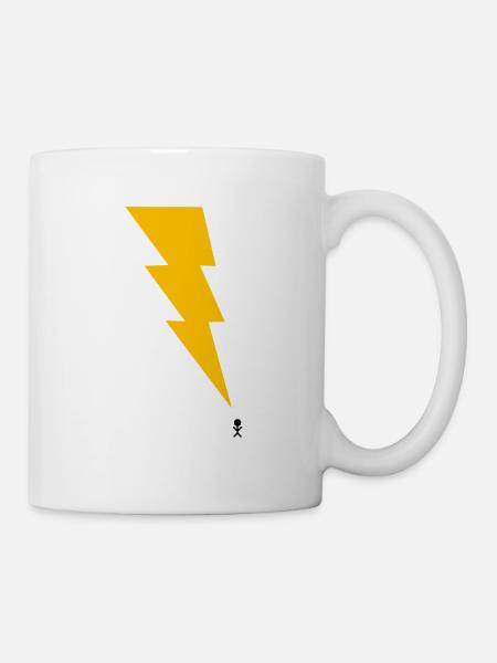 Thunderstorm - Lightning - Lightning - Stick Figure 1 - Mug - white