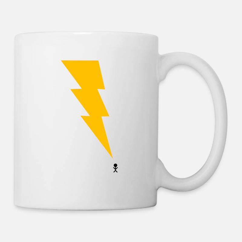 Thunderstorm - Lightning - Lightning - Stick Figure 1 - Mug - white