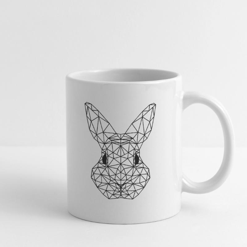 POLYGON bunny triangle easter bunny easter gift Mug