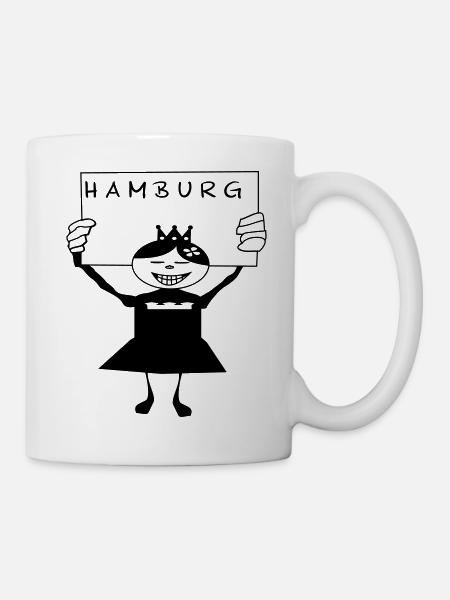 Hamburg - Tasse - Weiß