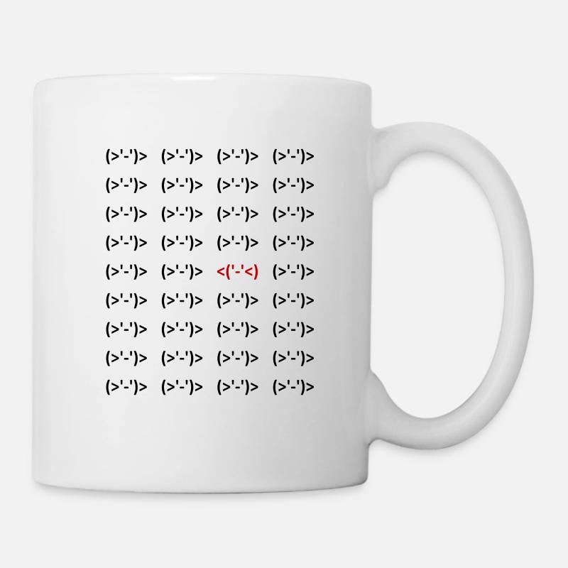 PC - Nerd - Clavier - Emoticon - Emoji - Chat - 4 - Mug blanc - blanc