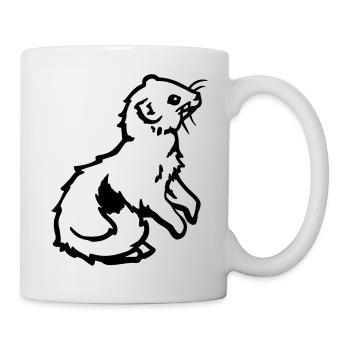 mauswiesel_ - Tasse - Weiß - Rechts