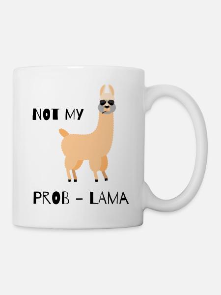 LAMA Pas mon Probable - Lama - Mug blanc - blanc