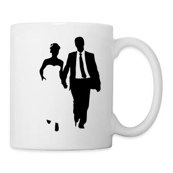 bride and groom 12 copy - Mug - white - Right