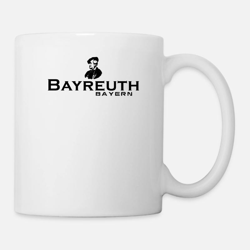 BAYREUTH BAYERN RICHARD WAGNER Gift Souvenir - Mug - white
