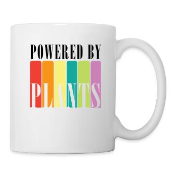Powered by Plants - Vegan Design - Mug - white - Right