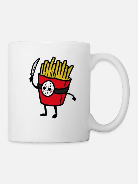 Fries Killer - Tasse - Weiß