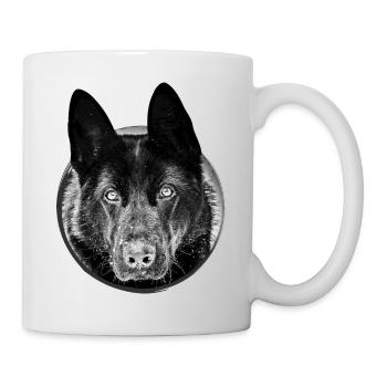 berger allemand - Mug blanc - blanc - Droite
