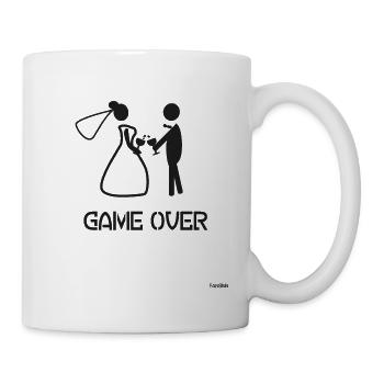 Hochzeit Junggesellenabschied Ehe Liebe Geschenk - Tasse - Weiß - Rechts