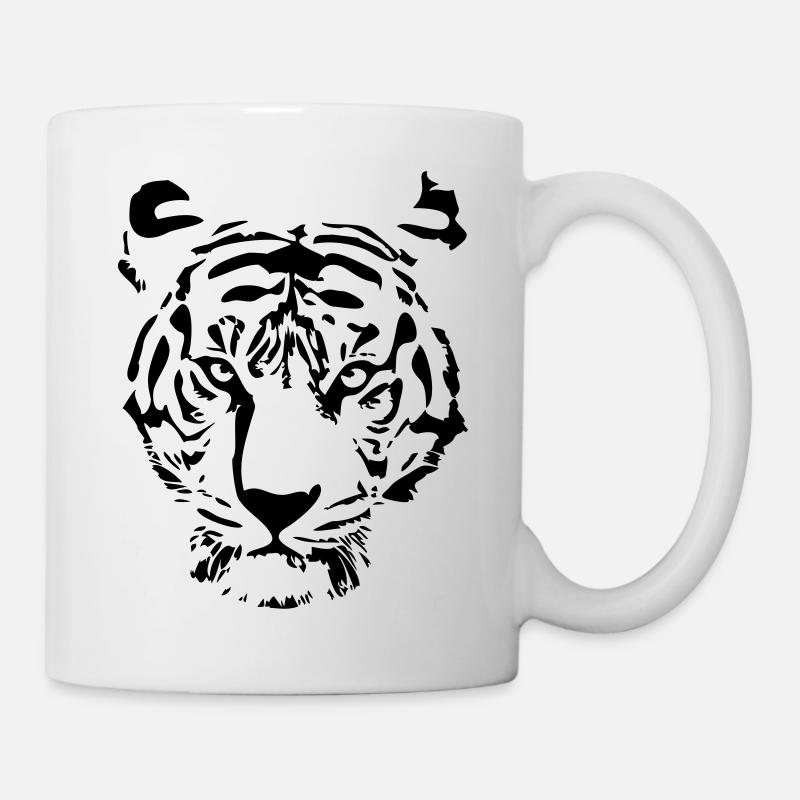 white tiger - Mug - white